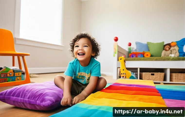 유치 발달 시기 - **Prompt 1: Joyful Imaginative Play**
    A wide-angle shot of a preschool-aged child, approximately...